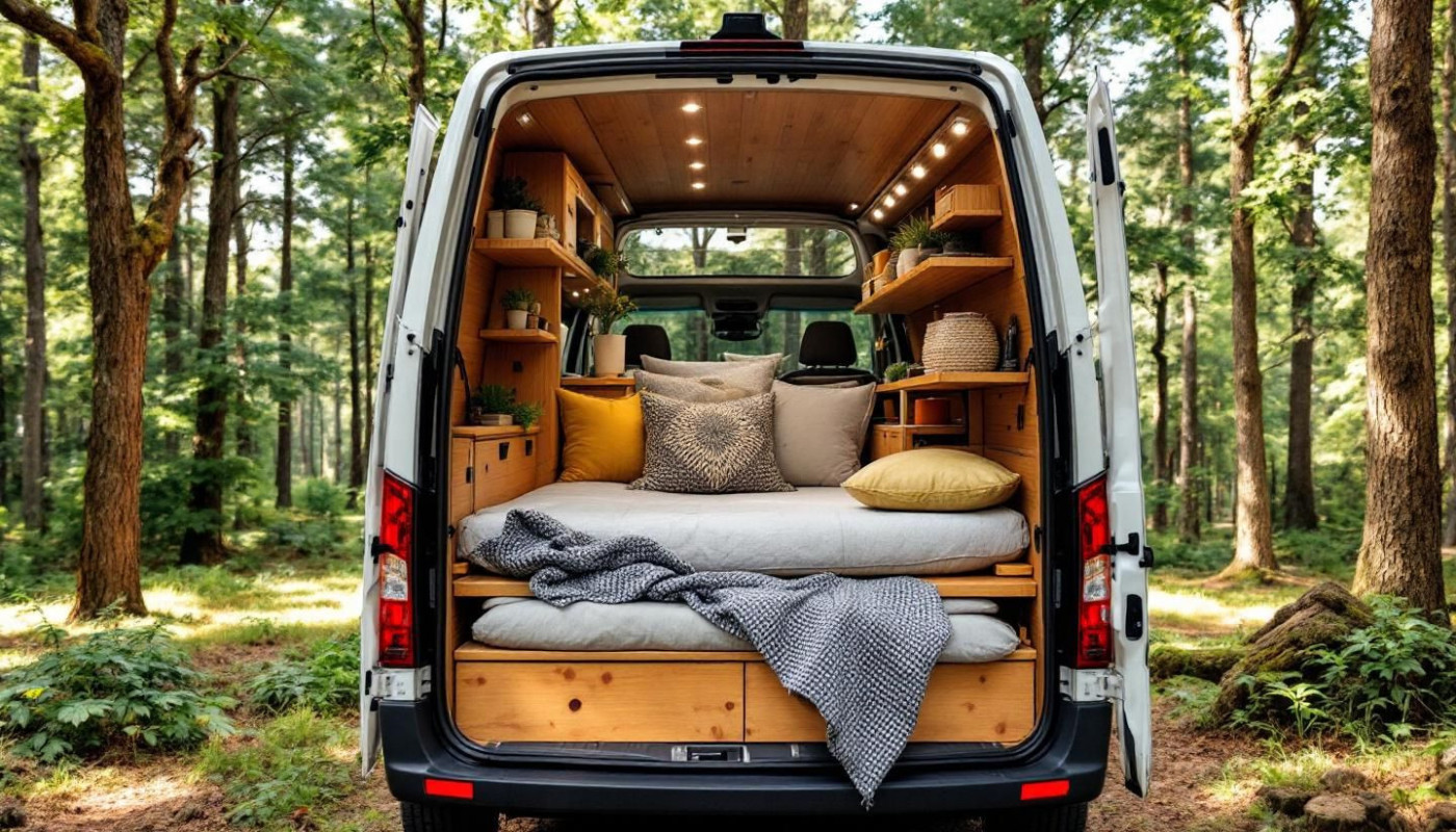 Comment optimiser l'espace de vie dans un van modulable ?